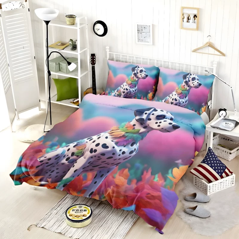 Dalmatian Darling Teen Birthday Joy Bedding Set