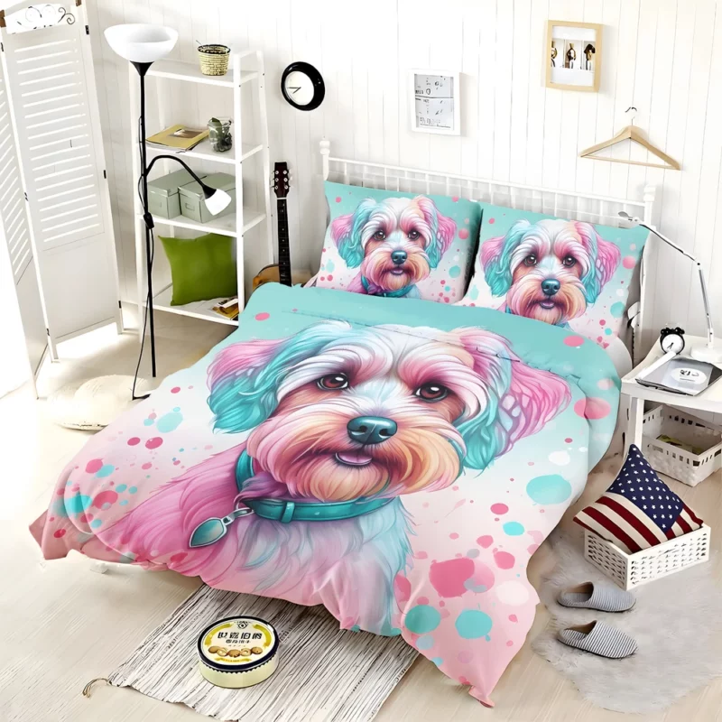 Dandie Dinmont Terrier Birthday Surprise Teen Delight Bedding Set