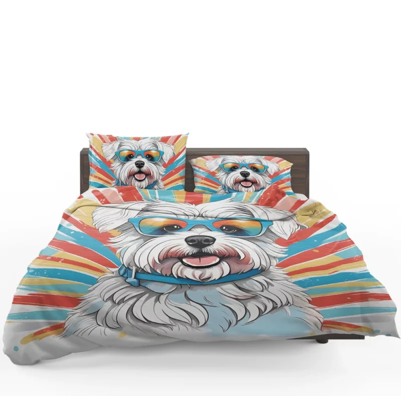 Dandie Dinmont Terrier Delight Teen Joyful Surprise Bedding Set 1