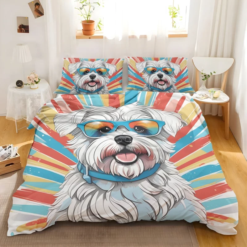 Dandie Dinmont Terrier Delight Teen Joyful Surprise Bedding Set 2