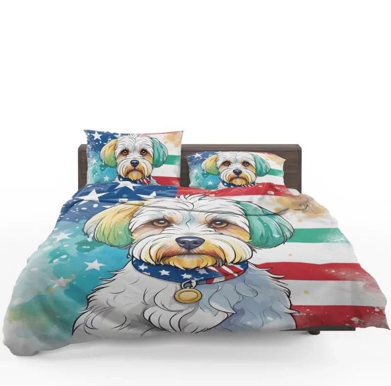 Dandie Dinmont Terrier Elegance Teen Stylish Gift Bedding Set 1