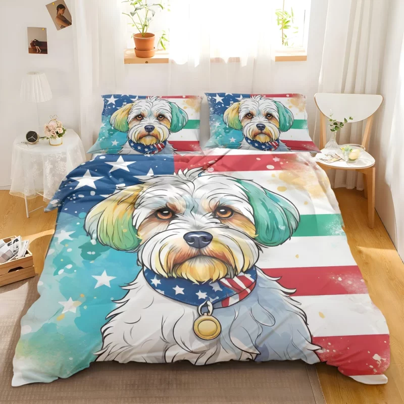 Dandie Dinmont Terrier Elegance Teen Stylish Gift Bedding Set 2