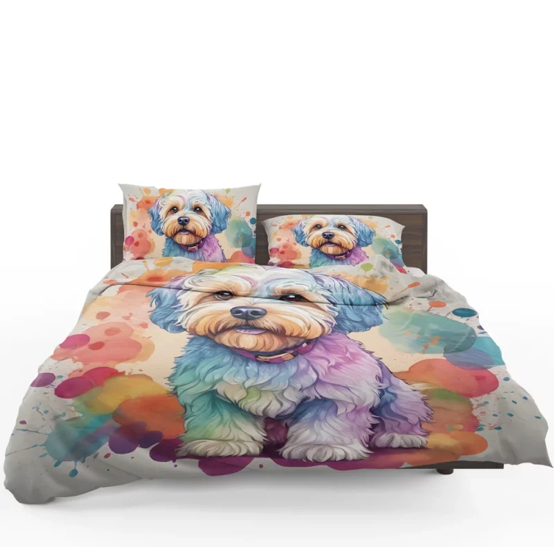 Dandie Dinmont Terrier Love Teen Heartfelt Gift Bedding Set 1