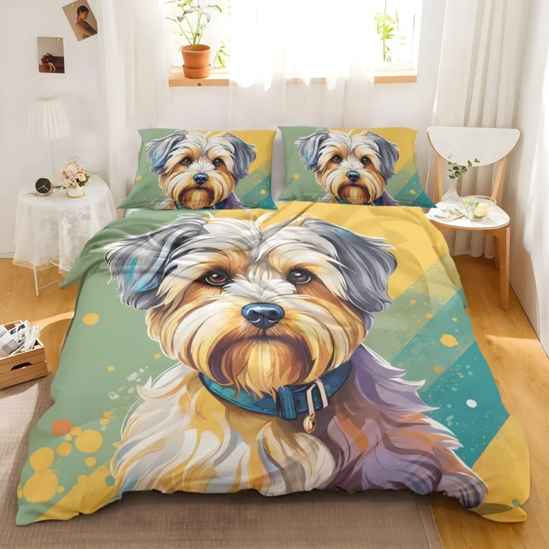 Dandie Dinmont Terrier Playful Charm Teen Joy Bedding Set 2