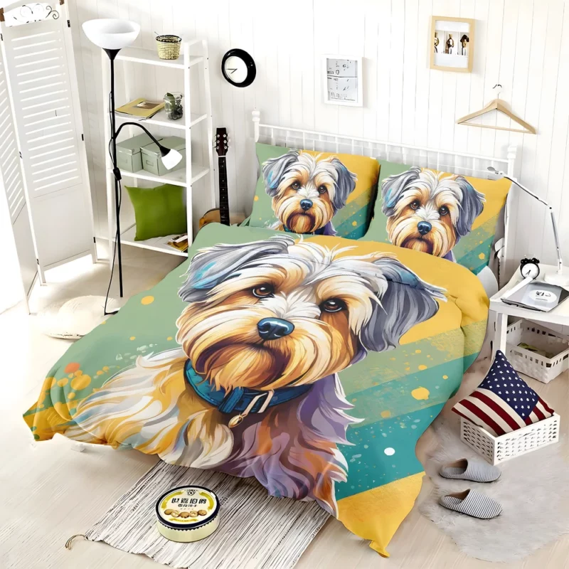 Dandie Dinmont Terrier Playful Charm Teen Joy Bedding Set