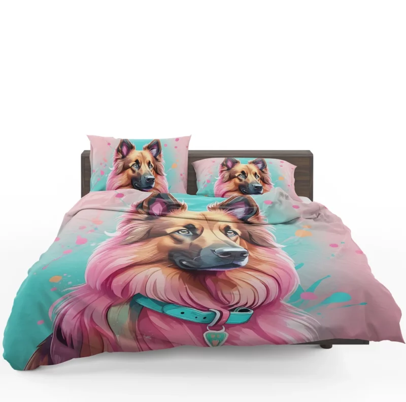 Dazzling Belgian Tervuren Dog Beauty Bedding Set 1