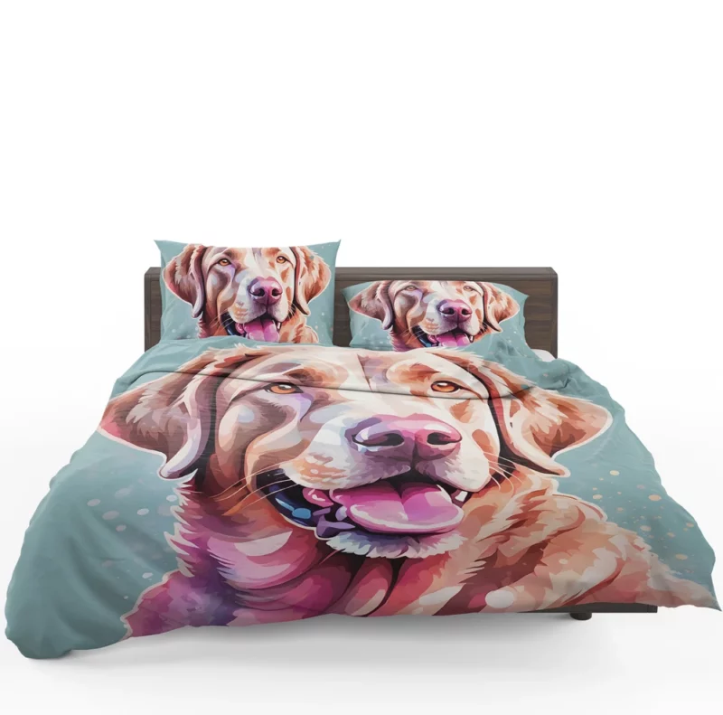 Devoted Chesapeake Bay Retriever Loyal Dog Companion Bedding Set 1