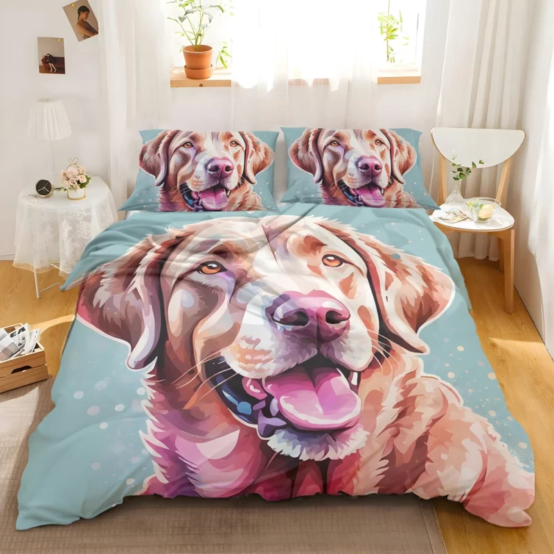 Devoted Chesapeake Bay Retriever Loyal Dog Companion Bedding Set 2