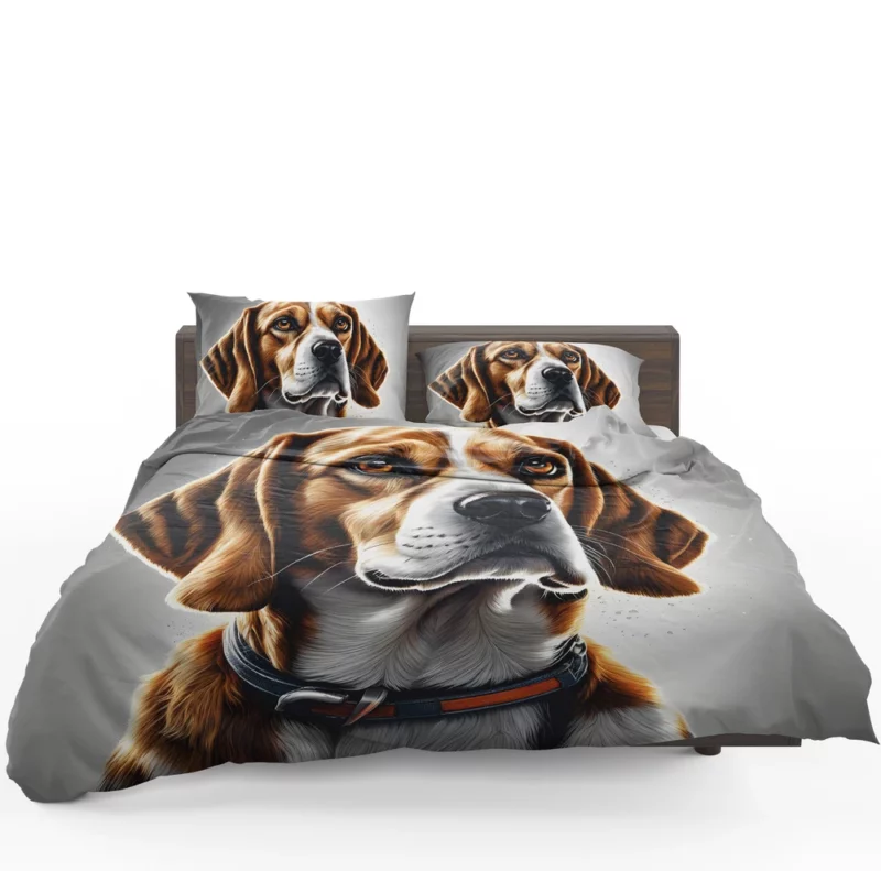 Dog Adorable Sniffer Beagle Charm Bedding Set 1