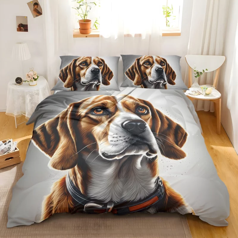 Dog Adorable Sniffer Beagle Charm Bedding Set 2