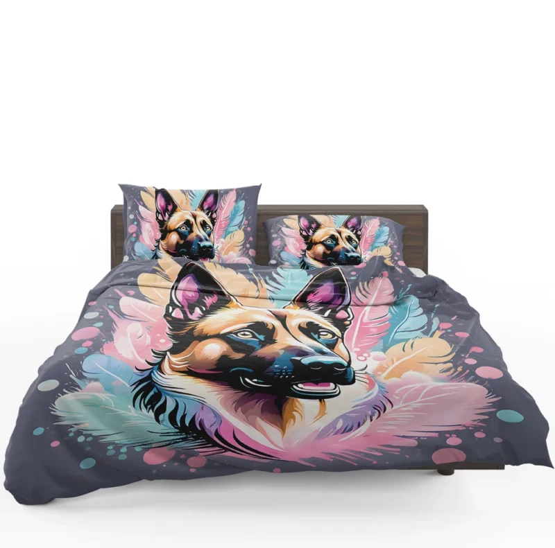 Dog Agile Athlete Belgian Malinois Bedding Set 1