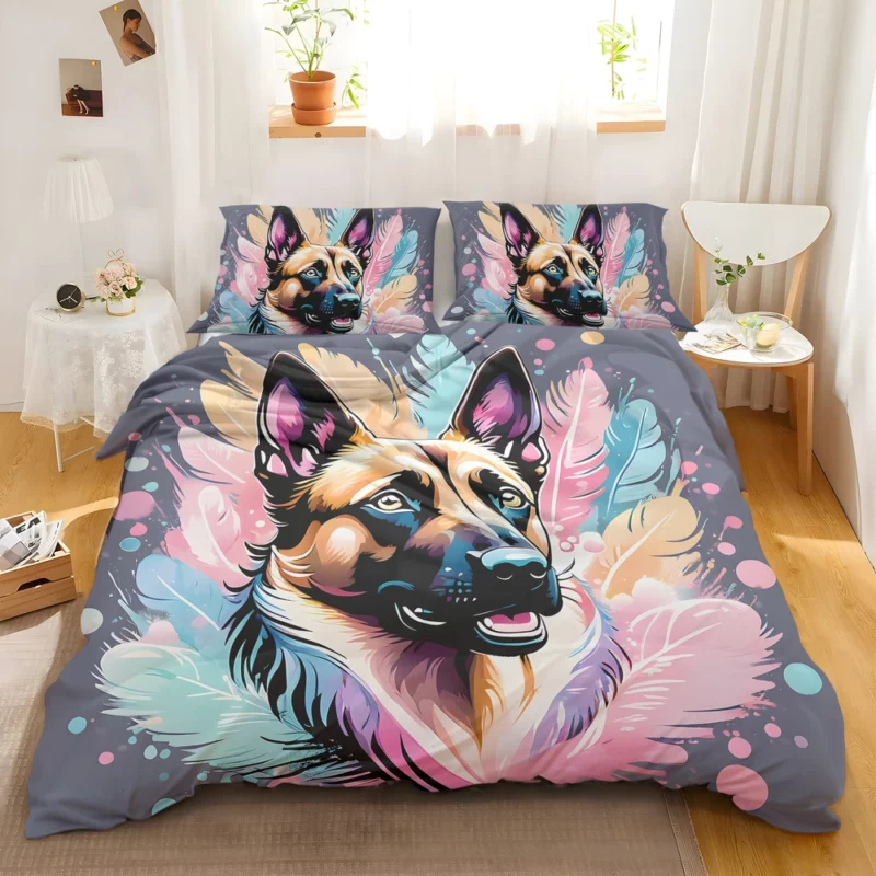 Dog Agile Athlete Belgian Malinois Bedding Set 2