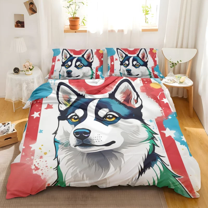 Dog Arctic Beauty Alaskan Klee Elegance Bedding Set 2