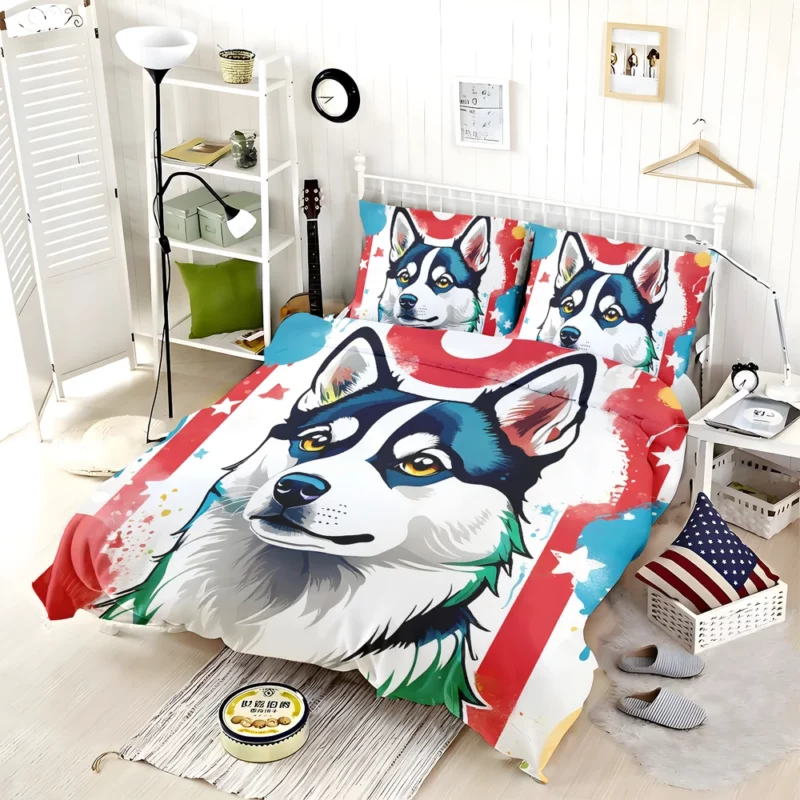 Dog Arctic Beauty Alaskan Klee Elegance Bedding Set