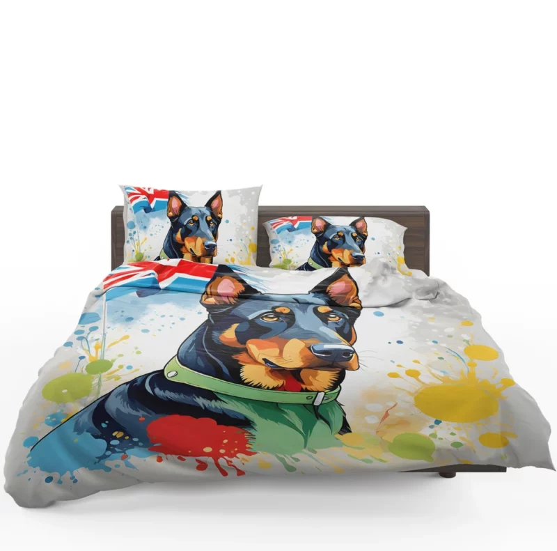 Dog Courageous Heart Beauceron Beauty Bedding Set 1