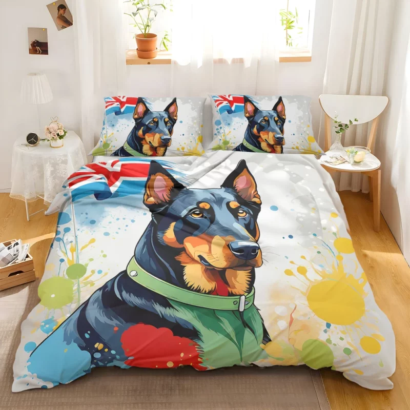 Dog Courageous Heart Beauceron Beauty Bedding Set 2