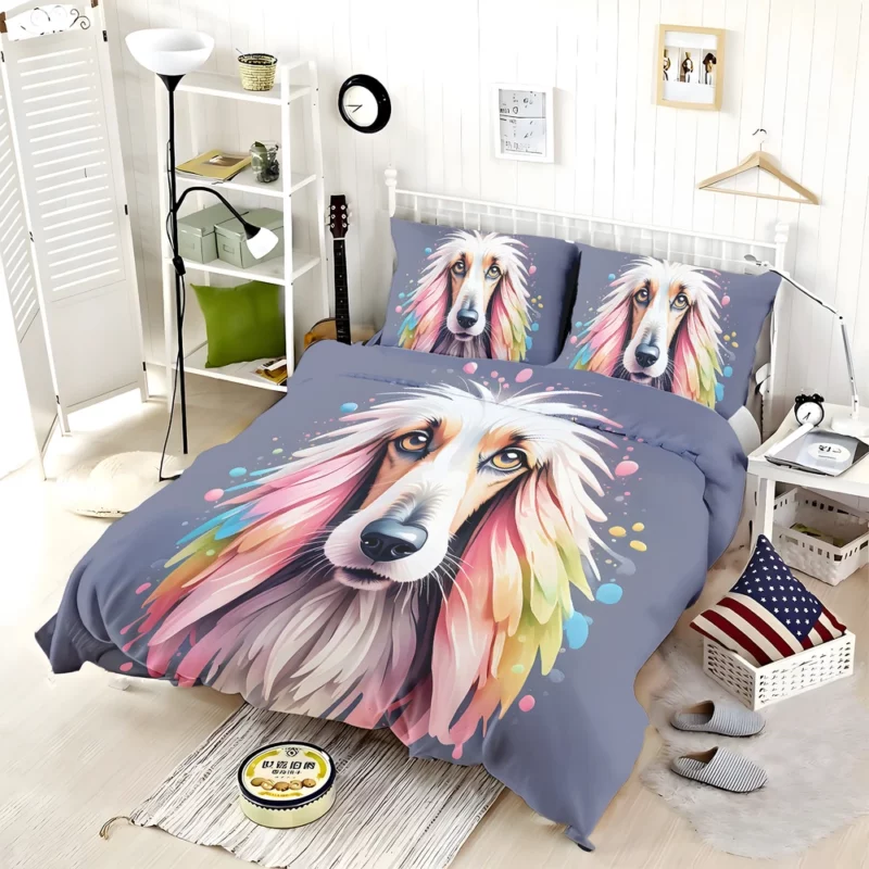 Dog Crown Jewel Afghan Hound Bedding Set