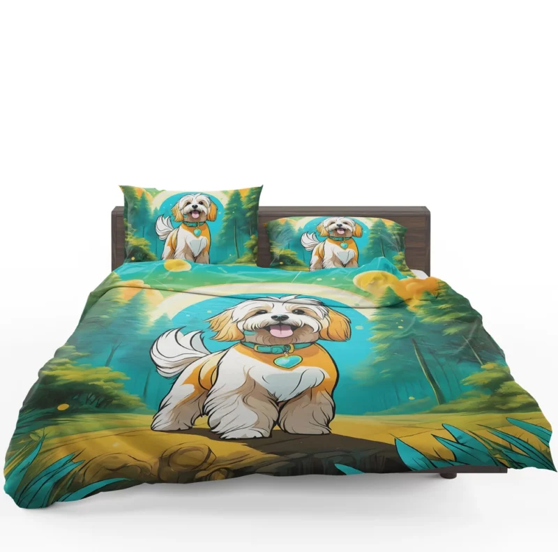 Dog Delight Havanese Gift Joy Bedding Set 1