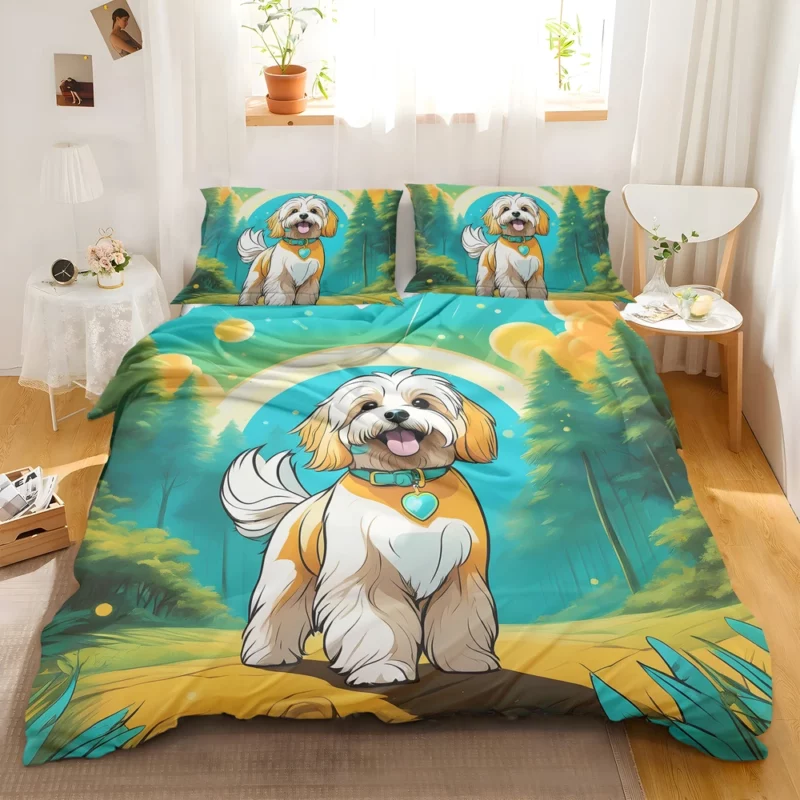 Dog Delight Havanese Gift Joy Bedding Set 2