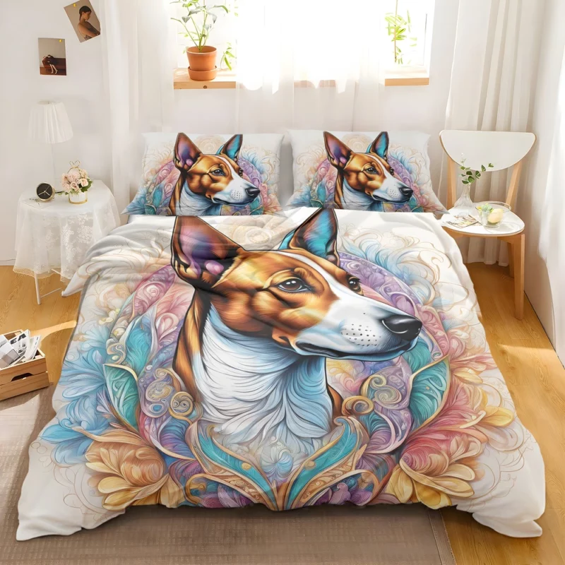 Dog Elegant Hunter Basenji Hound Bedding Set 2