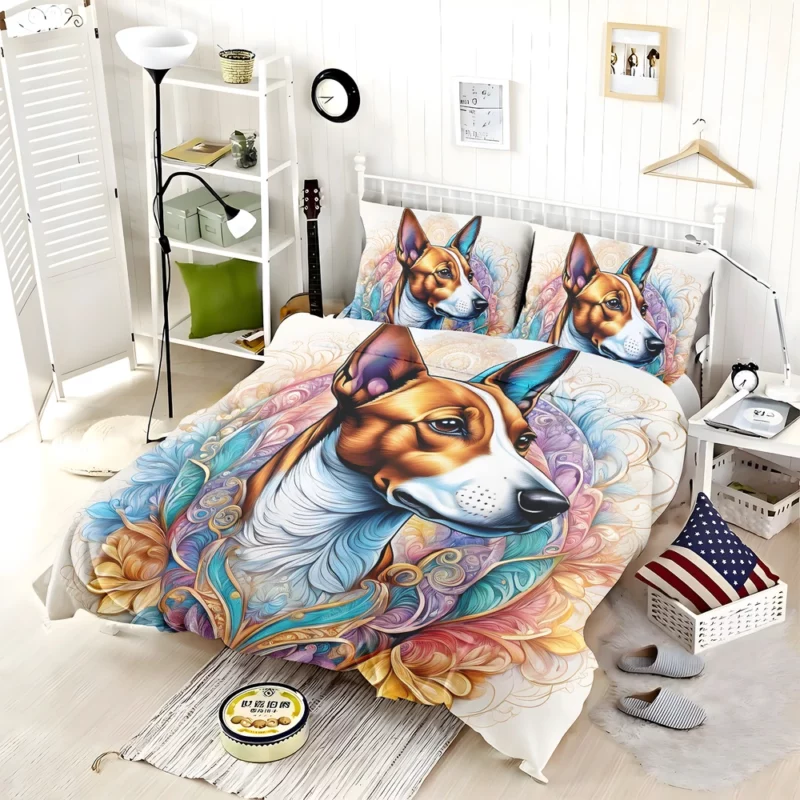 Dog Elegant Hunter Basenji Hound Bedding Set