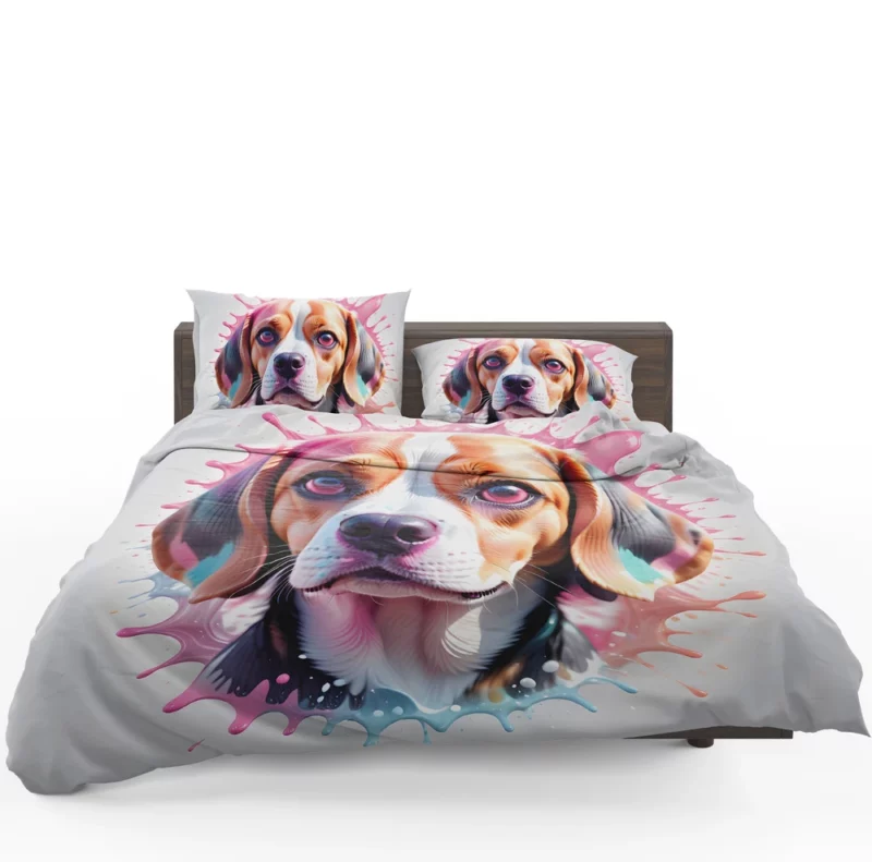 Dog Elegant Hunter Beagle Bedding Set 1