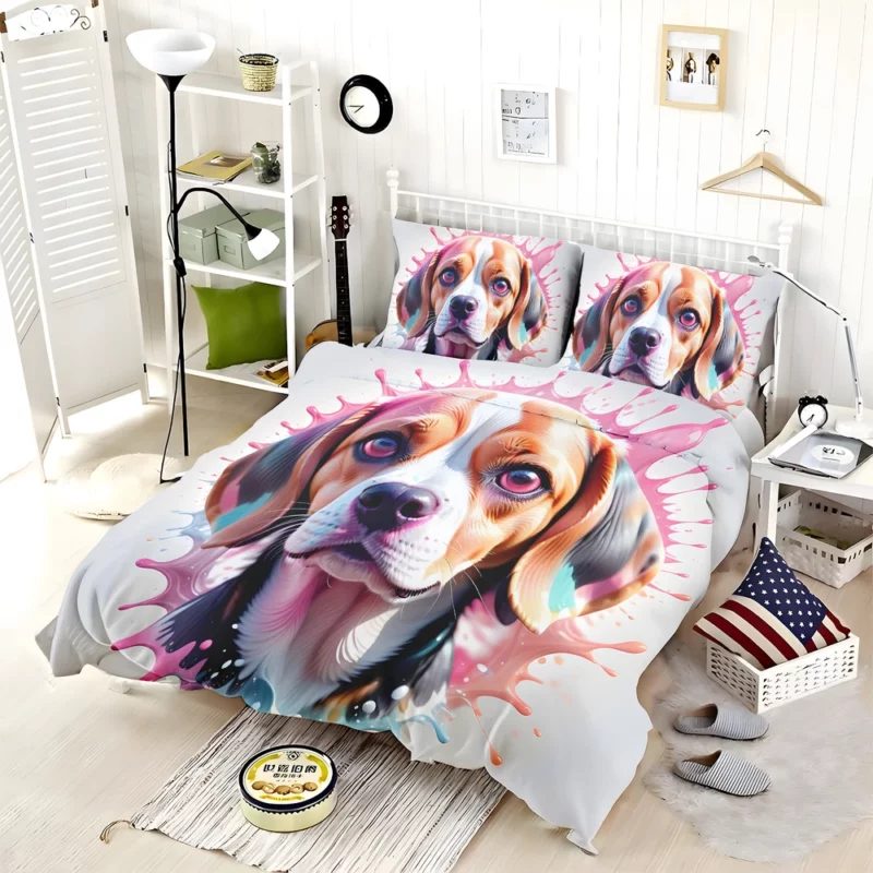 Dog Elegant Hunter Beagle Bedding Set