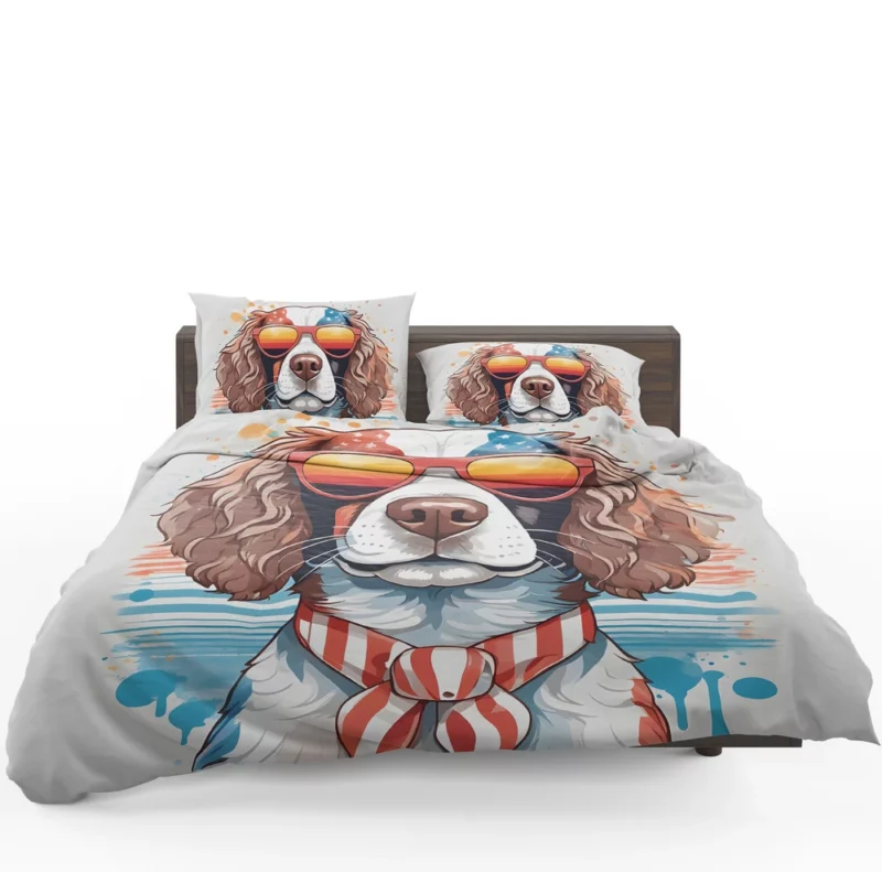 Dog Energetic Companion American Water Spaniel Bedding Set 1