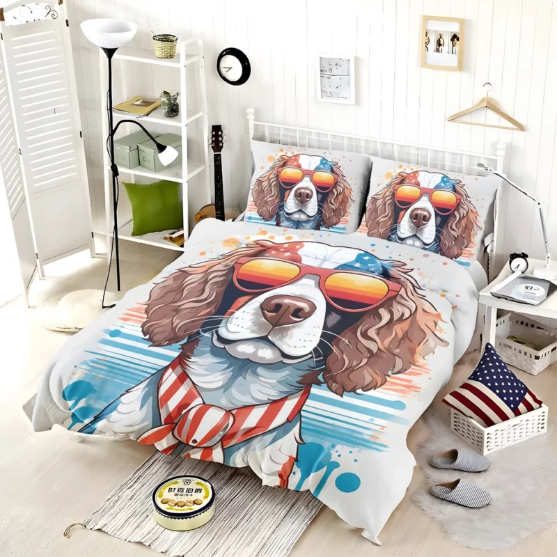 Dog Energetic Companion American Water Spaniel Bedding Set