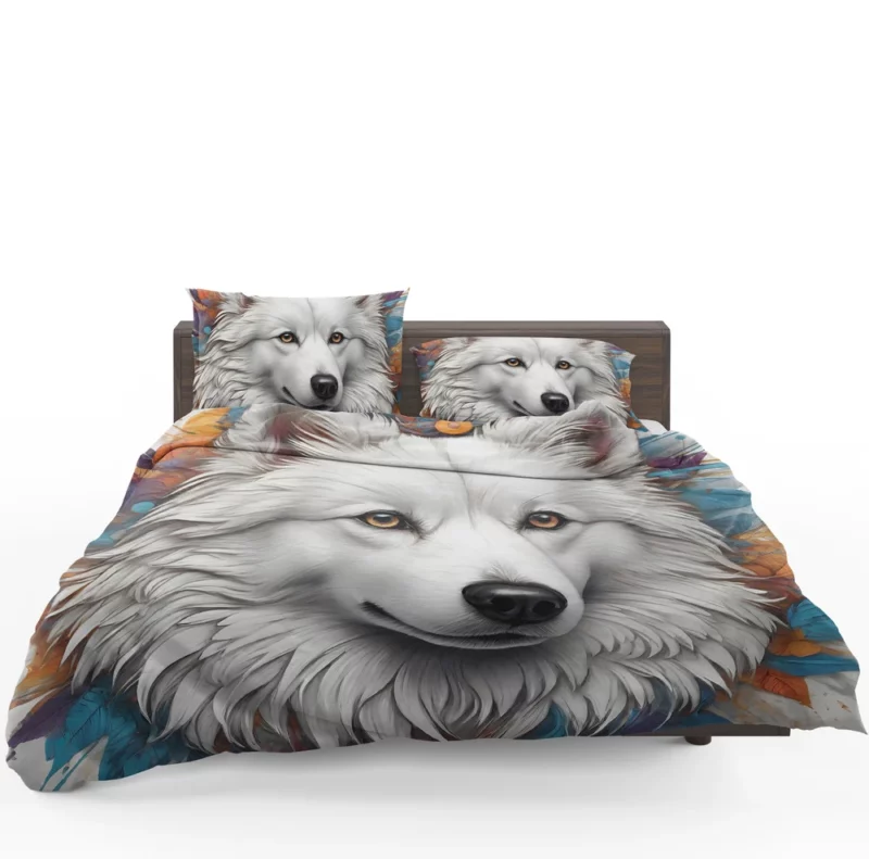 Dog Fluffy Pal American Eskimo Bedding Set 1