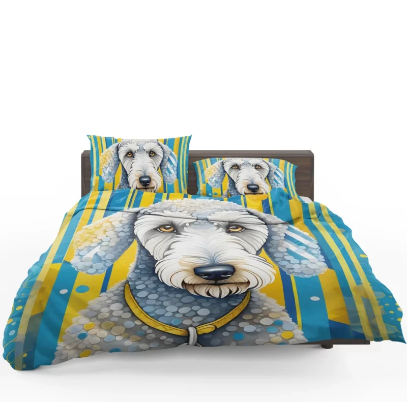 Dog Fluffy Pal Bedlington Terrier Bedding Set 1