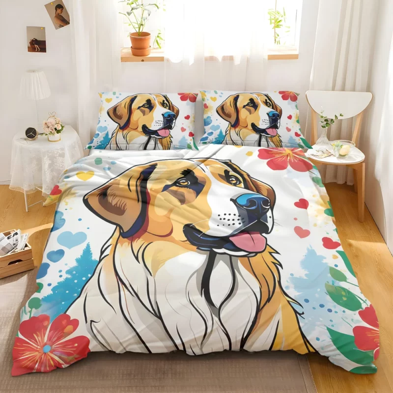 Dog Furry Ambassador Anatolian Shepherd Diplomat Bedding Set 2