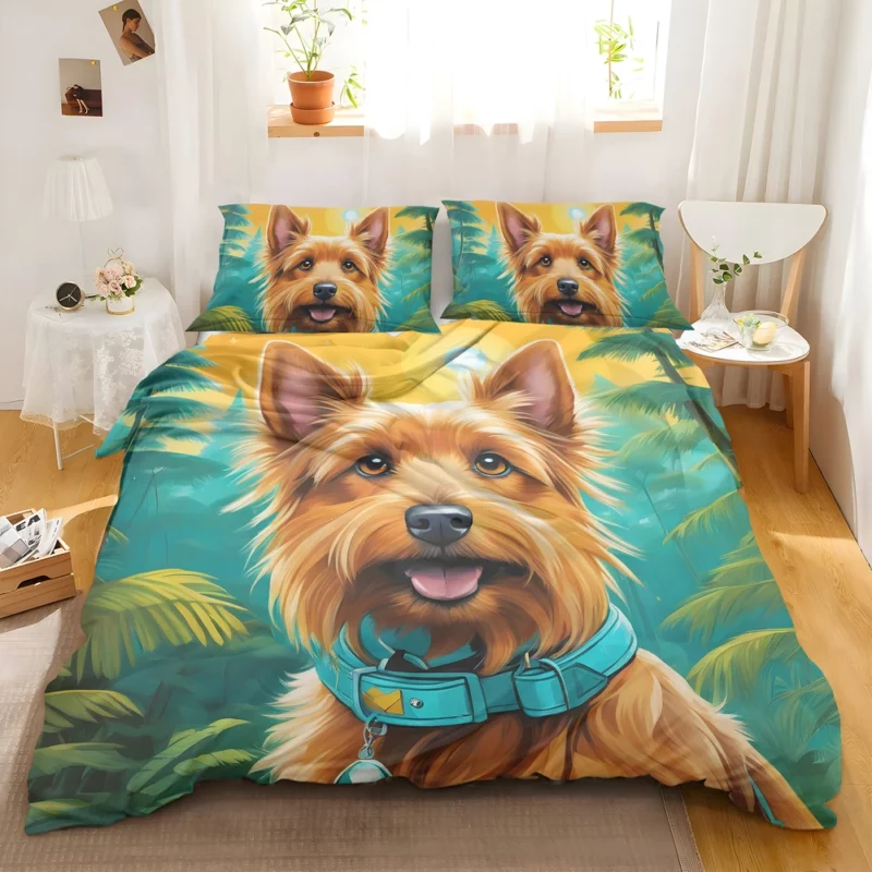 Dog Furry Friend Australian Terrier Bedding Set 2