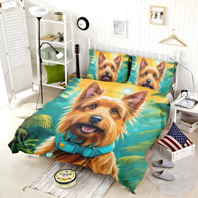 Dog Furry Friend Australian Terrier Bedding Set