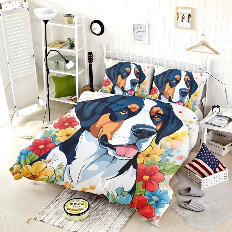 Dog Gifted Joy Greater Swiss Mountain Surprise Bedding Set