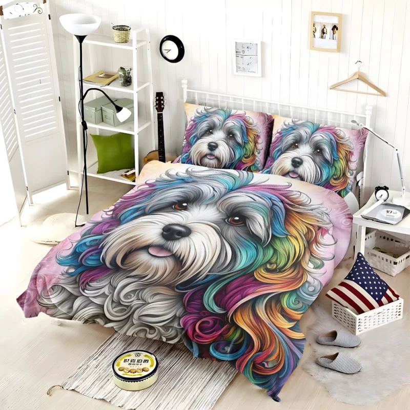 Dog Gifted Joy Havanese Surprise Bedding Set