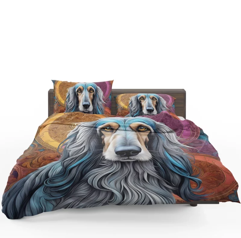 Dog Graceful Guardian Afghan Hound Bedding Set 1