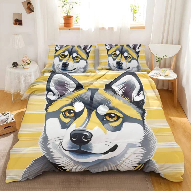 Dog Little Guardian Alaskan Klee Kai Bedding Set 2