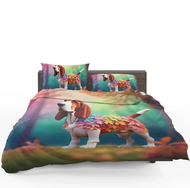 Dog Low-Set Hunter Basset Hound Bedding Set 1