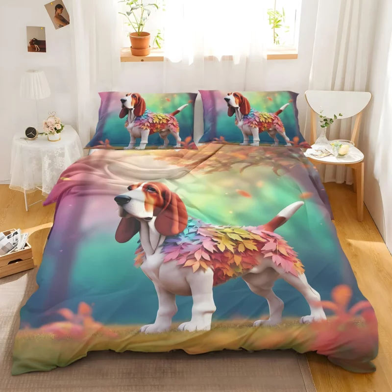 Dog Low-Set Hunter Basset Hound Bedding Set 2