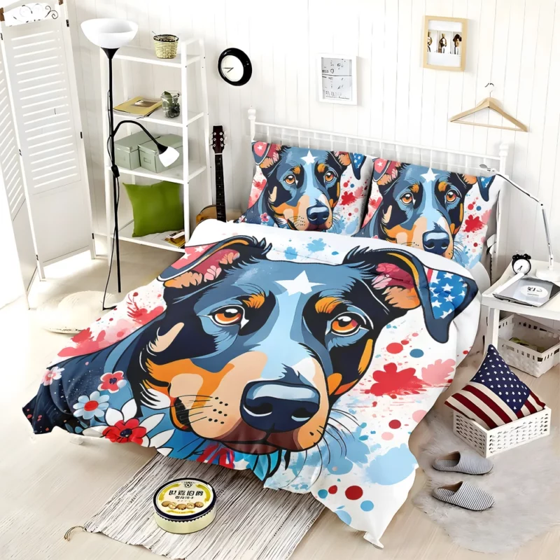 Dog Loyal Companion Beauceron Beauty Bedding Set