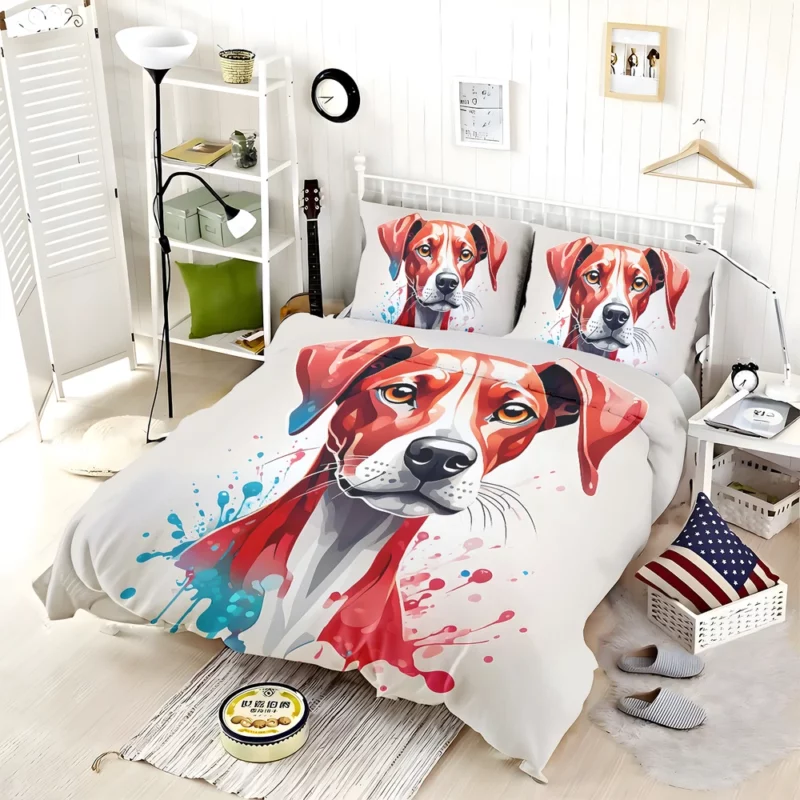 Dog Loyal Guardian Azawakh Protector Bedding Set