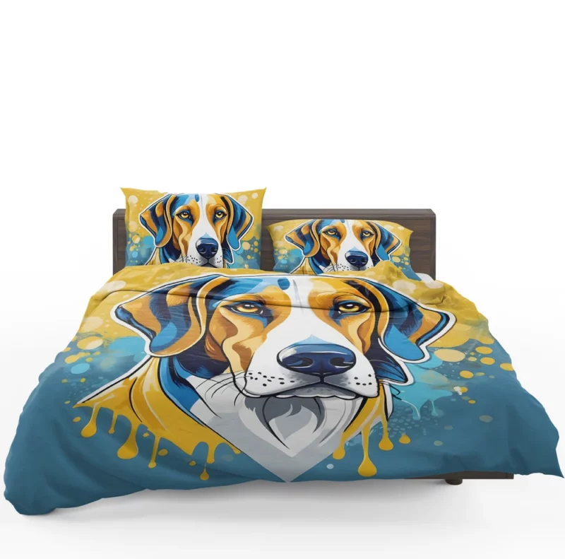 Dog Noble Hunter American Foxhound Majesty Bedding Set 1