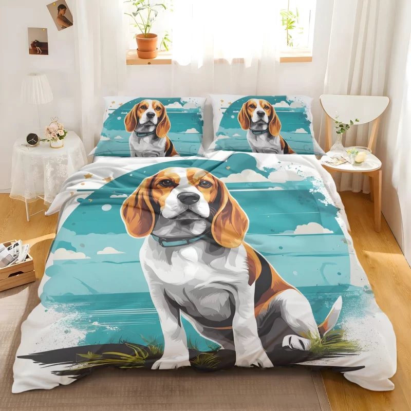 Dog Playful Companion Beagle Joy Bedding Set 2