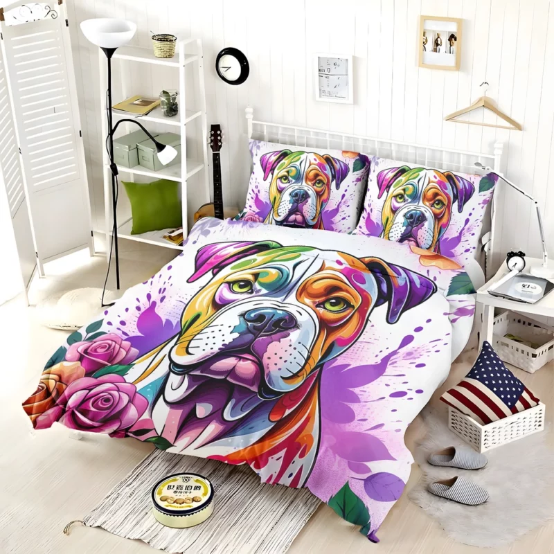 Dog Protector American Bulldog Guardian Bedding Set