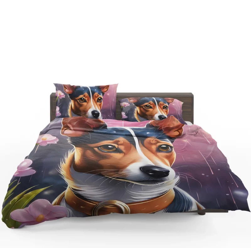 Dog Silent Hunter Basenji Hound Bedding Set 1