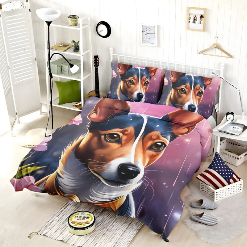 Dog Silent Hunter Basenji Hound Bedding Set