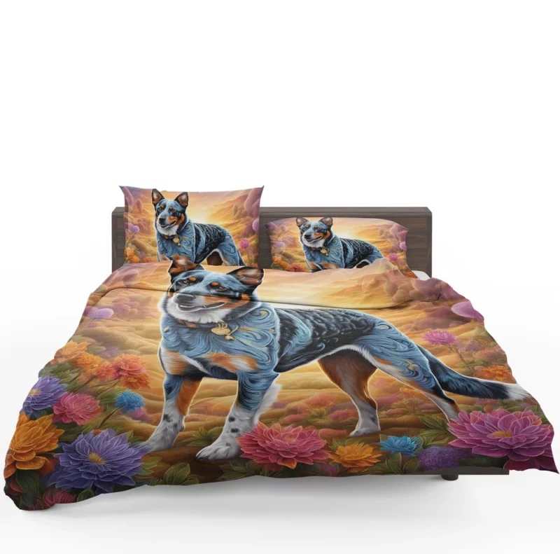 Dog Spirited Worker Australian Cattle Bedding Set 1