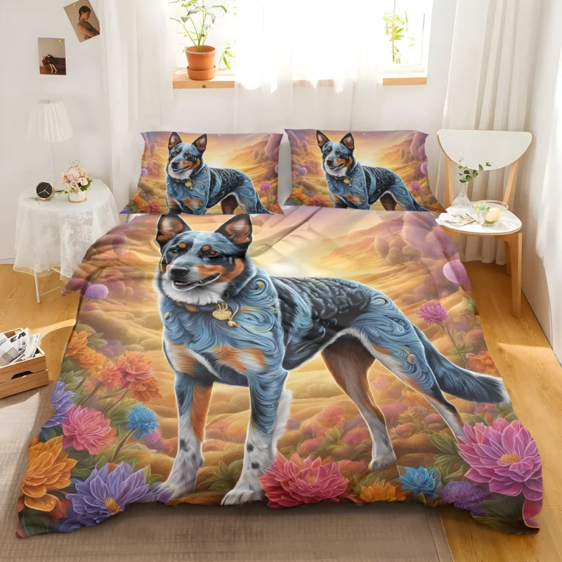 Dog Spirited Worker Australian Cattle Bedding Set 2