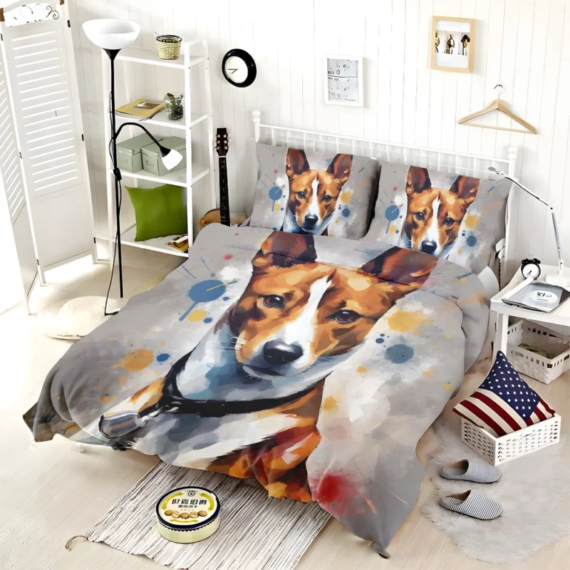 Dog Swift Runner Basenji Hound Bedding Set